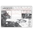 Csomagtartó Piaggio Vespa LX 50-125-150 (05-14) / Piaggio Vespa S 50-125-150 (07-14) GIVI