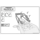 Csomagtartó alap Honda CBR 125 R (11-17) / Honda CBR 250 R (11-15) GIVI