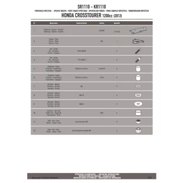   Csomagtartó alap Honda Crosstourer 1200 / Crosstourer 1200 DCT (2012-2018) GIVI