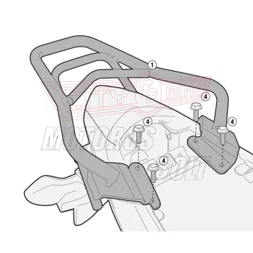   Csomagtartó alap HONDA CB 500 F (13-15) / HONDA CBR 500 R (13-15) GIVI