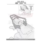 Csomagtartó alap HONDA CB 500 F (13-15) / HONDA CBR 500 R (13-15) GIVI