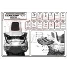 Csomagtartó Suzuki AN 250-400 Burgman (98-02) GIVI