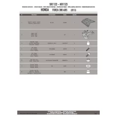 Csomagtartó alap HONDA FORZA 300 ABS (13-17) GIVI