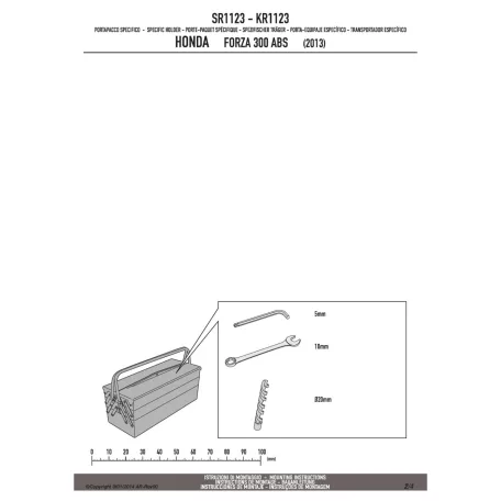 Csomagtartó alap HONDA FORZA 300 ABS (13-17) GIVI