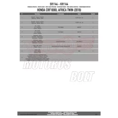   Csomagtartó alap Honda CRF 1000 L Africa Twin (2016-2017) GIVI