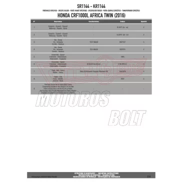   Csomagtartó alap Honda CRF 1000 L Africa Twin (2016-2017) GIVI