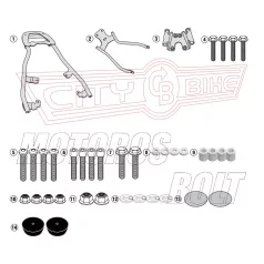 Csomagtartó alap Honda Integra 750 (2016-2020) GIVI