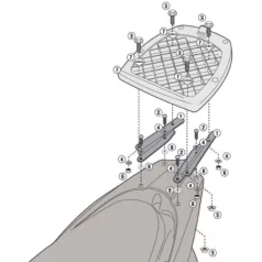 Csomagtartó alap Honda Vision 50-110 (2011-2024) GIVI