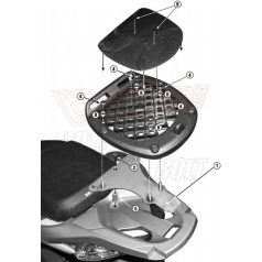   Csomagtartó alap Honda SH 125I-150 (2009-2019) / Honda SH 300I (2019-2020) GIVI
