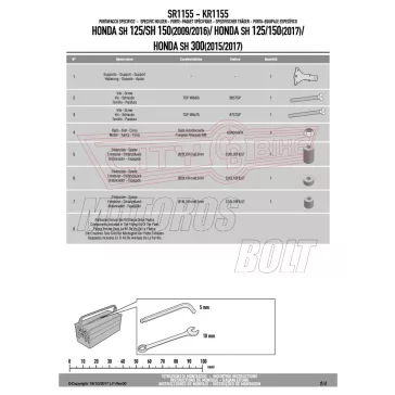   Csomagtartó alap Honda SH 125I-150 (2009-2019) / Honda SH 300I (2019-2020) GIVI