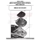 Csomagtartó alap Honda SH 125I-150 (2009-2019) / Honda SH 300I (2019-2020) GIVI