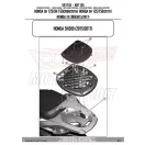 Csomagtartó alap Honda SH 125I-150 (2009-2019) / Honda SH 300I (2019-2020) GIVI