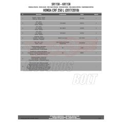 Csomagtartó alap Honda CRF 250 L (2017-2020) GIVI