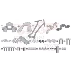   Csomagtartó alap Honda CRF 1000 L Africa Twin Adventure Sports (2018-2019) GIVI