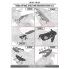 Csomagtartó alap Honda CRF 1000 L Africa Twin Adventure Sports (2018-2019) GIVI