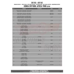   Csomagtartó alap Honda CRF 1000 L Africa Twin (2018-2019) GIVI