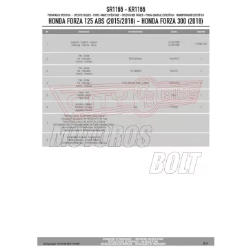   Csomagtartó alap Honda Forza 125 ABS (2015-2018) / Honda Forza 125 (2019-2024)/ Honda Forza 300/ (2019-2020)/ Honda ADV 350 (2022-2026) / Honda Forza 350 (2023-2026) GIVI