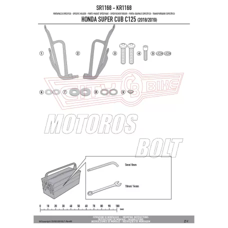 Csomagtartó alap Honda Super Cub C 125 (2018-2021) GIVI