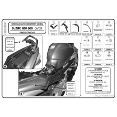 Csomagtartó Suzuki GSR 600 (06-11) GIVI MonoKEY dobozhoz