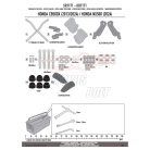 Csomagtartó Honda CB 500 X (13-24)/ NX 500 (24) Honda GIVI