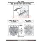 Csomagtartó Honda CB 500 X (13-24)/ NX 500 (24) Honda GIVI