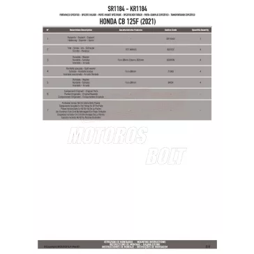 Csomagtartó HONDA CB 125 F (21-26) GIVI