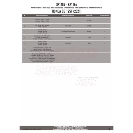 Csomagtartó HONDA CB 125 F (21-26) GIVI