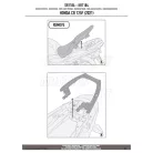 Csomagtartó HONDA CB 125 F (21-26) GIVI