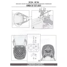 Csomagtartó HONDA CB 125 F (21-26) GIVI