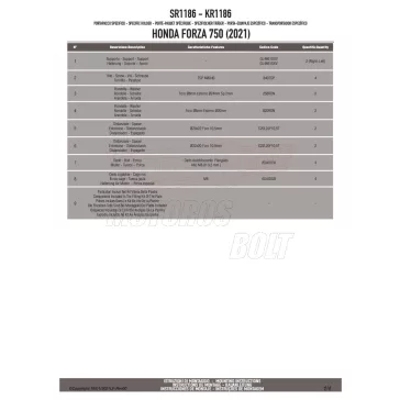   Csomagtartó HONDA FORZA 750 (21-25) / HONDA X-ADV 750 (21-26) GIVI