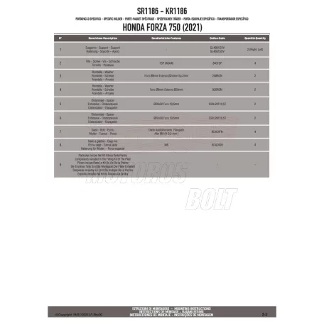 Csomagtartó HONDA FORZA 750 (21-25) / HONDA X-ADV 750 (21-25) GIVI