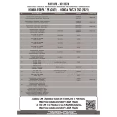   Csomagtartó HONDA Forza 125 (21-22) / HONDA Forza 350 (21-22) GIVI