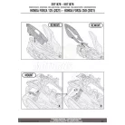 Csomagtartó HONDA Forza 125 (21-22) / HONDA Forza 350 (21-22) GIVI