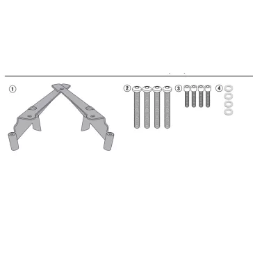   Csomagtartó alap Honda PCX 125 (2010-2024), PCX 150 (2010-2018) GIVI