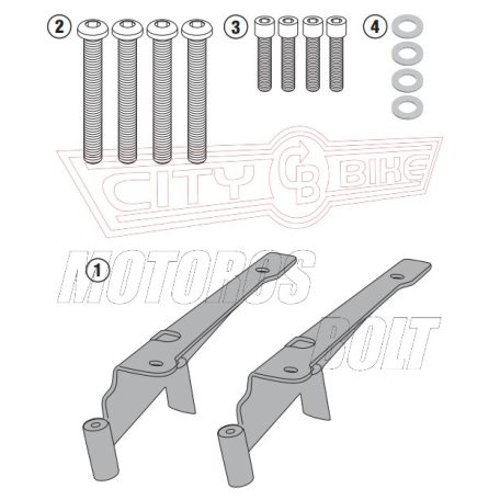 Csomagtartó kar Honda PCX 125 (2010-2024), PCX 150 (2010-2018) GIVI