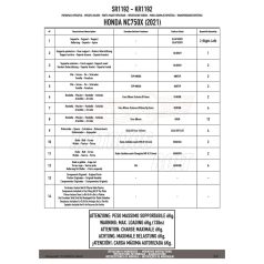 Csomagtartó HONDA NC 750 X (21-25) GIVI