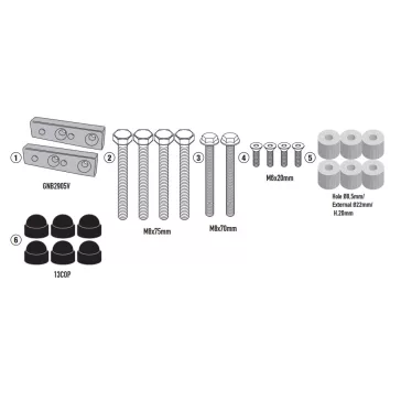   GIVI SR1194KIT – Szerelőkészlet Honda CMX 1100 T Rebel (23–26) modellhez