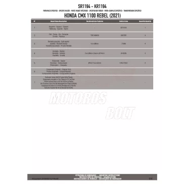Csomagtartó HONDA CMX 1100 Rebel (21-26) GIVI