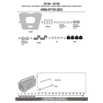 Csomagtartó HONDA NT1100 (22-24) GIVI