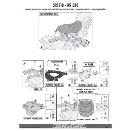 Csomagtartó HONDA CL 500 (2023-2025) GIVI