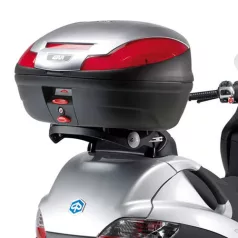   Csomagtartó Piaggio MP3 125-250-300-400 (06-11) / MP3 Touring 300-400 (11) / MP3 Business 500 (12-13) / MP3 SPORT 500 (12-13) / MP3 300 BUSINESS (12-14) / MP3 300 SPORT (12-14) GIVI MonoLOCK dobozhoz