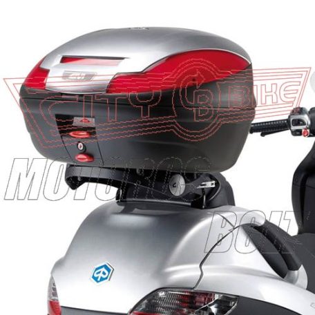 Csomagtartó Piaggio MP3 125-250-300-400 (06-11) / MP3 Touring 300-400 (11) / MP3 Business 500 (12-13) / MP3 SPORT 500 (12-13) / MP3 300 BUSINESS (12-14) / MP3 300 SPORT (12-14) GIVI MonoLOCK dobozhoz