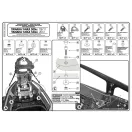 Csomagtartó alap Yamaha T-Max 500 (08-11) / Yamaha T-Max 530 (12-16) GIVI
