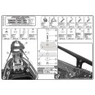 Csomagtartó alap Yamaha T-Max 500 (08-11) / Yamaha T-Max 530 (12-16) GIVI