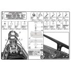 Csomagtartó alap Yamaha T-Max 500 (08-11) / Yamaha T-Max 530 (12-16) GIVI