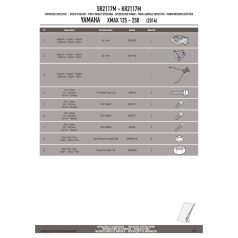   Csomagtartó alap YAMAHA X-MAX 125-250 (14-17), MBK EVOLYS 125-250 (14-17), MBK SKYLINER 125-250 (14) GIVI