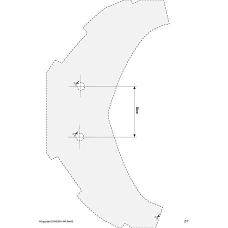 Csomagtartó alap YAMAHA X-MAX 125-250 (14-17), MBK EVOLYS 125-250 (14-17), MBK SKYLINER 125-250 (14) GIVI