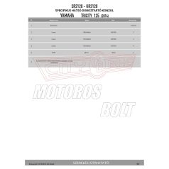   Csomagtartó alap YAMAHA TRICITY 125-155 (2014-2024), MBK TRYPTIK 125 (2014-2017) GIVI