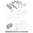 Csomagtartó alap YAMAHA TRICITY 125-155 (2014-2024), MBK TRYPTIK 125 (2014-2017) GIVI