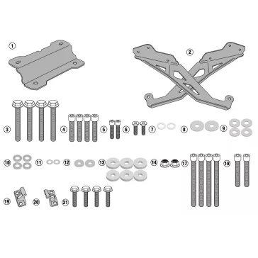 Csomagtartó alap YAMAHA MT-09 TRACER (15-17) GIVI